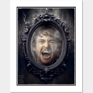 Will Graham Haunted AU Ghost Mirror Scream Posters and Art